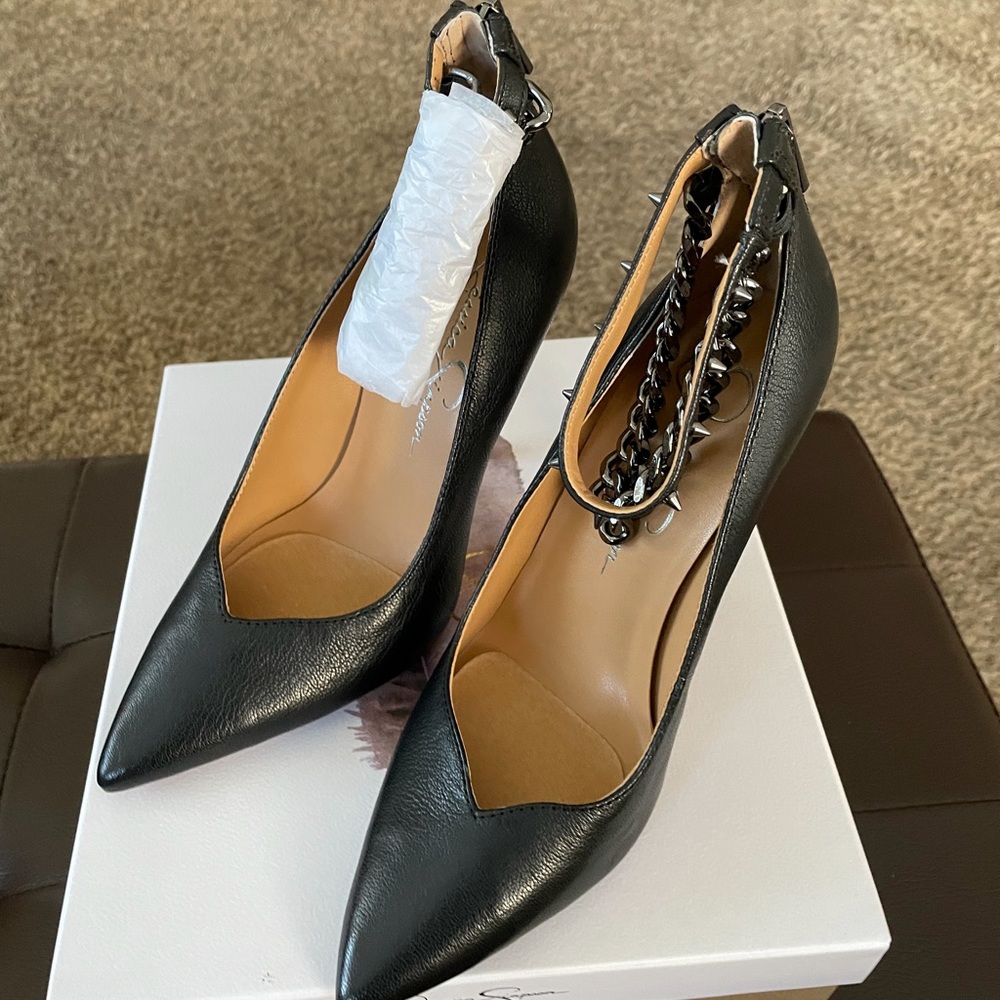 Jessica Simpson Women's Witnee High Heel Pump Black SZ 7. NIB. $29